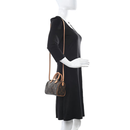 Louis Vuitton Monogram Nano Speedy Bandouliere 3 of 8