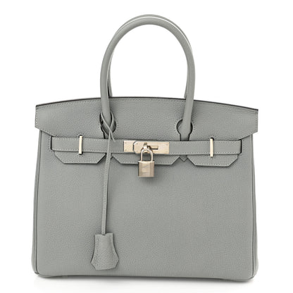 Hermes Togo Birkin 30 Gris Mouette 1 of 11