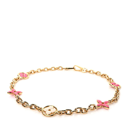 Louis Vuitton Taurillon Flower Capucines Chain Bag Charm Pink 3 of 5