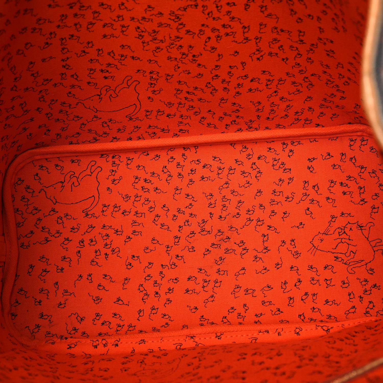 Louis Vuitton Catogram Neverfull MM Marron 6 of 10