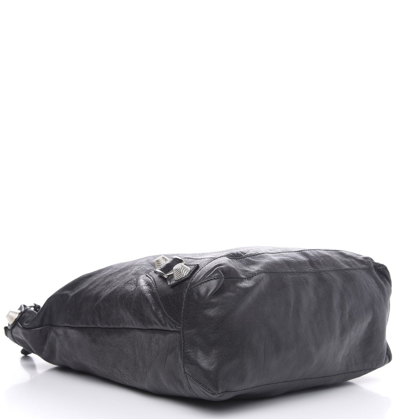 Chevre Giant 21 Silver Hardware Day Hobo Black