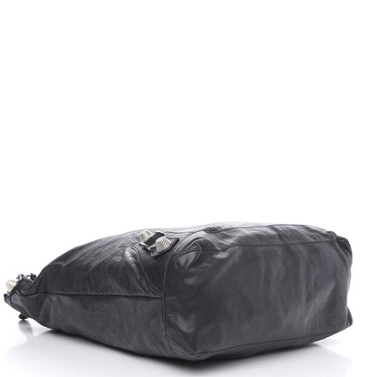 Balenciaga Chevre Giant 21 Silver Hardware Day Hobo Black 4 of 14