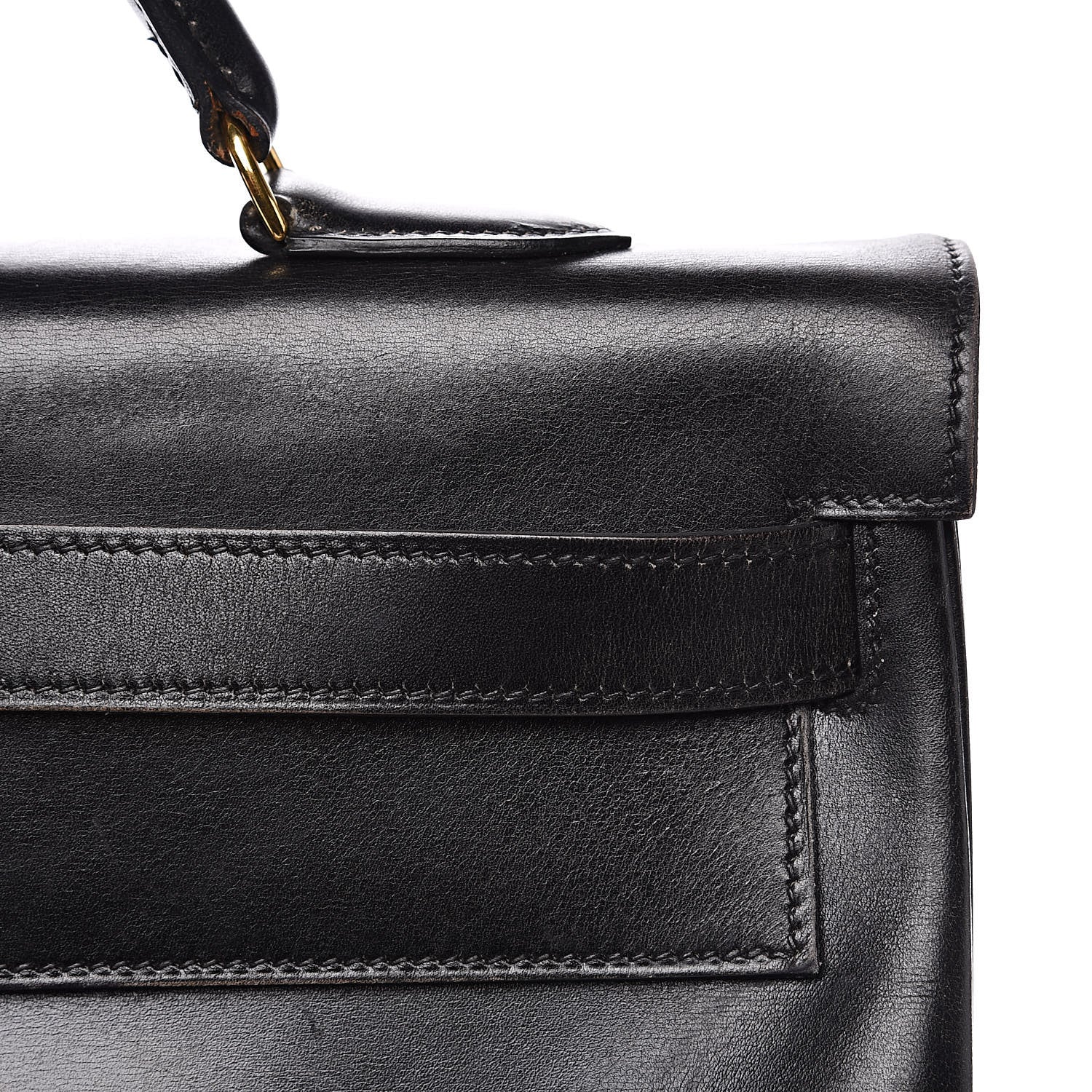 Hermes Box Kelly Retourne 40 Black 33 of 36