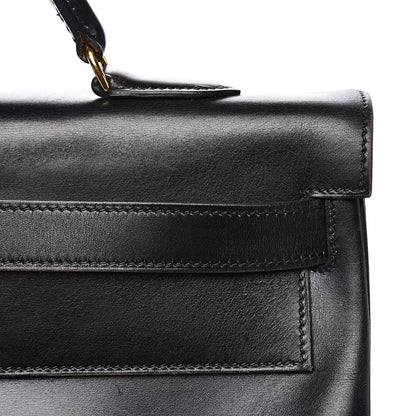 Hermes Box Kelly Retourne 40 Black 33 of 36