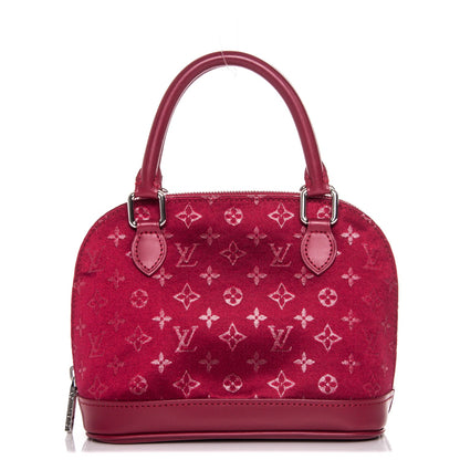 Louis Vuitton Satin Monogram Little Alma Rouge 1 of 6