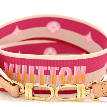 Louis Vuitton Jacquard Speedy Bandouliere 20 Shoulder Strap Fuchsia 3 of 6