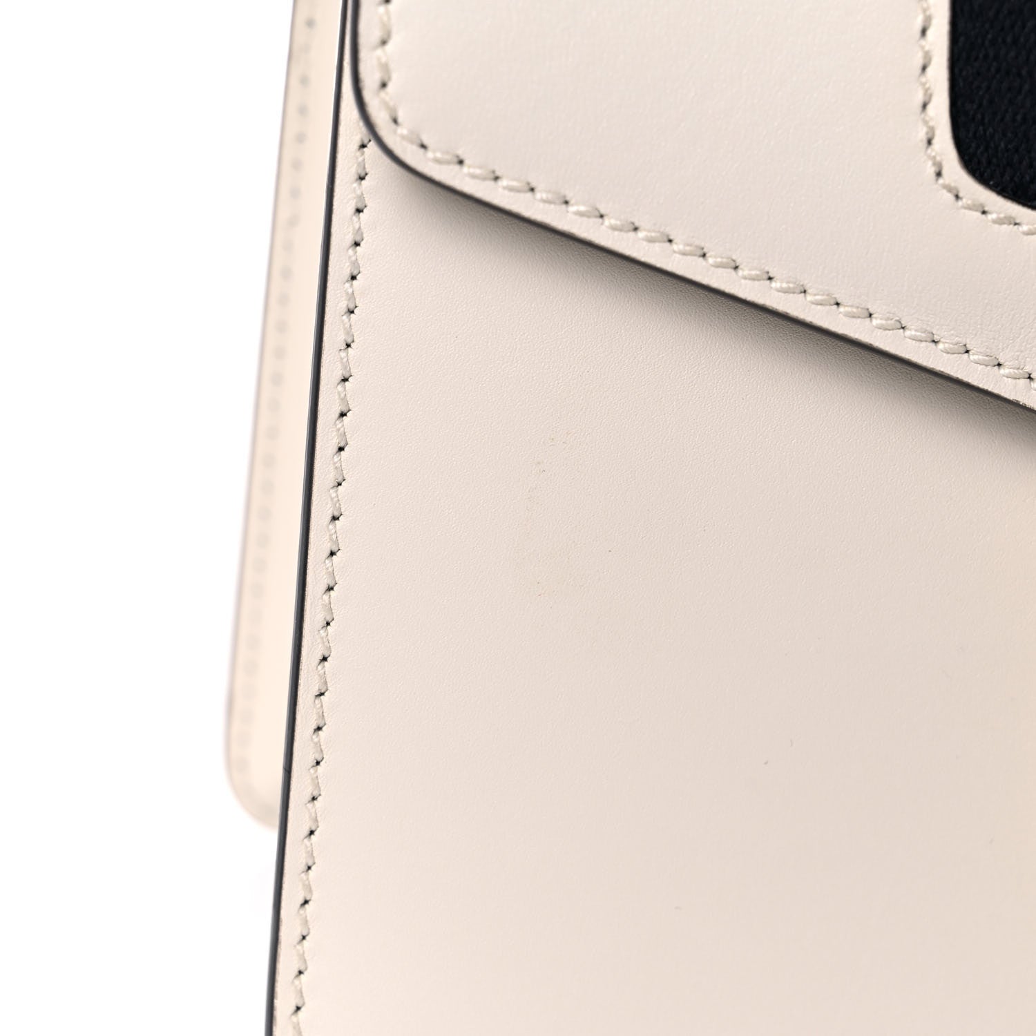 Gucci Calfskin Mini Sylvie Top Handle Bag White 13 of 14