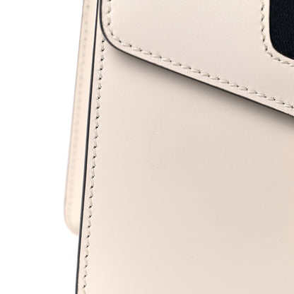 Gucci Calfskin Mini Sylvie Top Handle Bag White 13 of 14