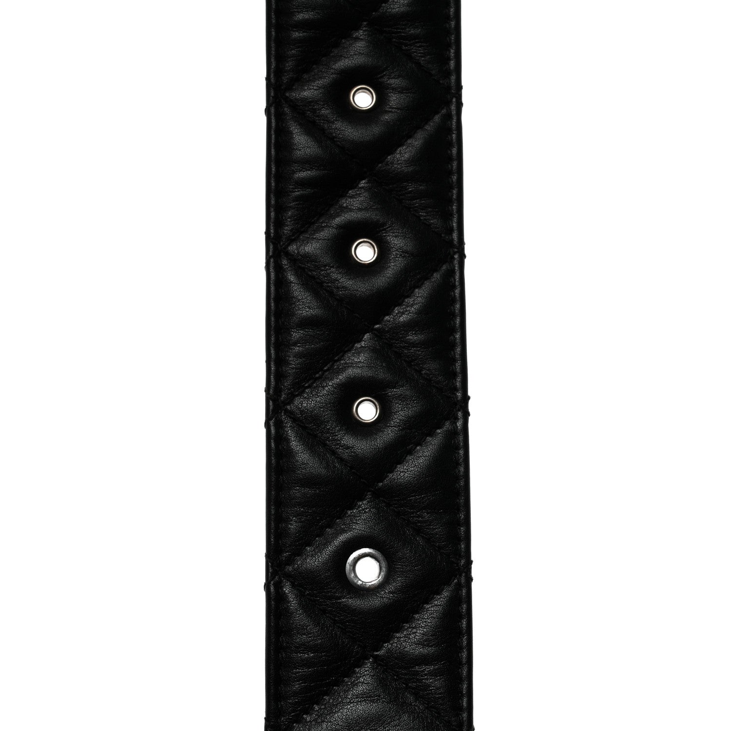 Chanel Lambskin Quilted CC Belt 90 36 Black 3 of 6