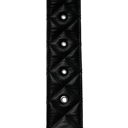 Chanel Lambskin Quilted CC Belt 90 36 Black 3 of 6
