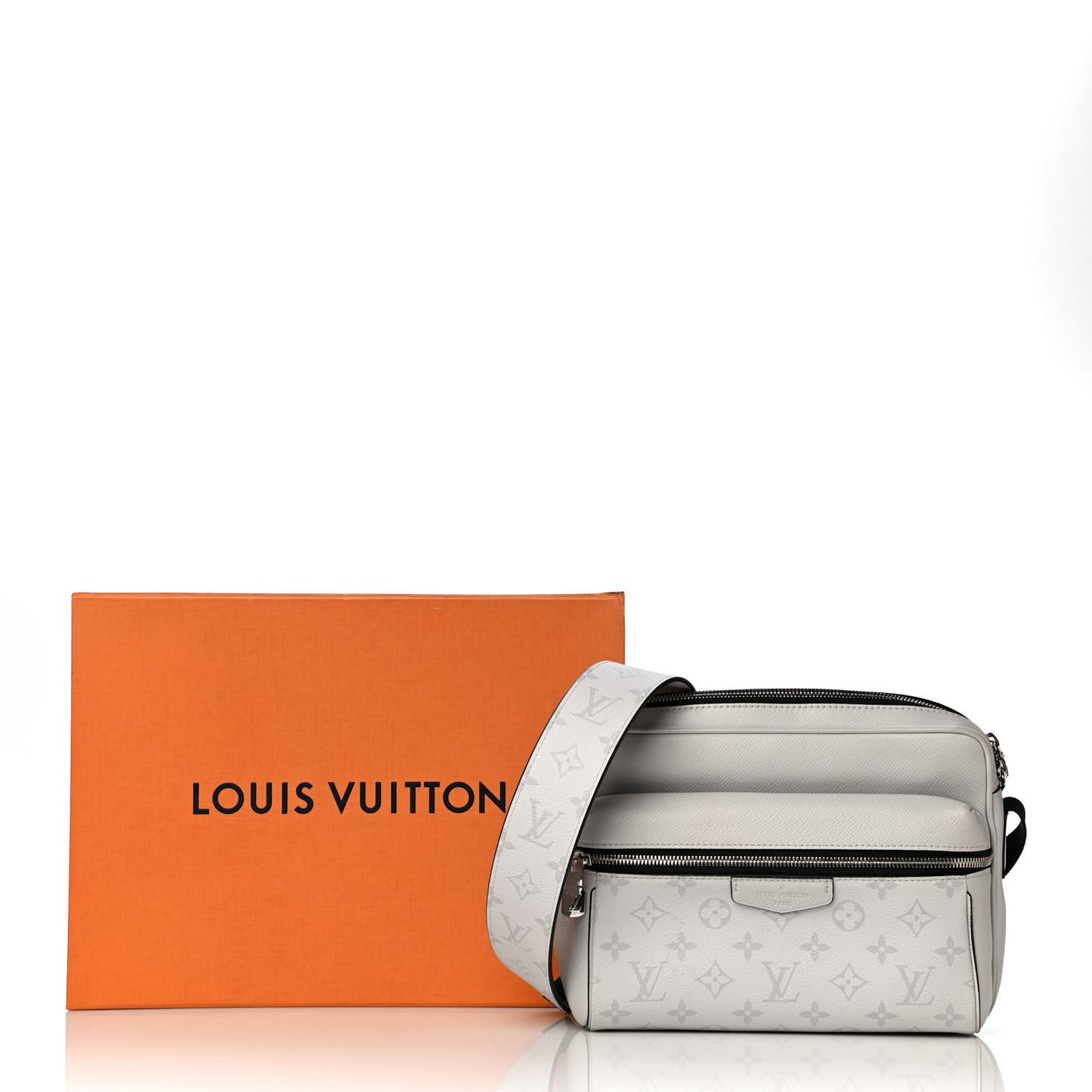 Taiga Monogram Outdoor Messenger White