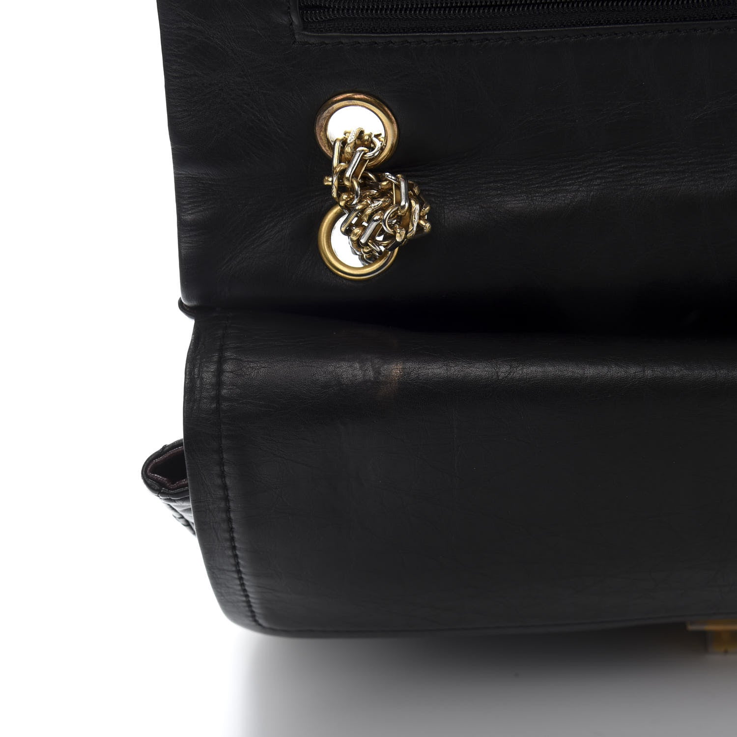 Chanel Aged Calfskin Quilted 2.55 Reissue 227 Flap Black 7 of 11