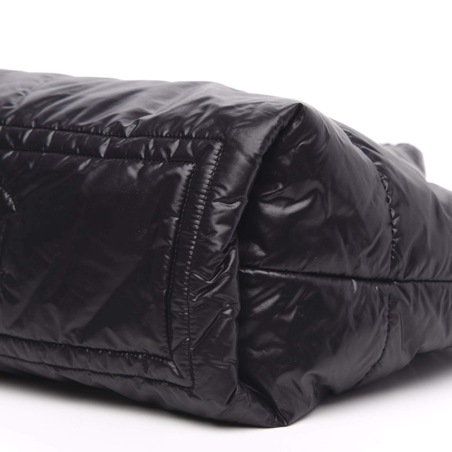 Chanel Nylon Quilted Coco Cocoon Reversible Tote Black 9 of 10