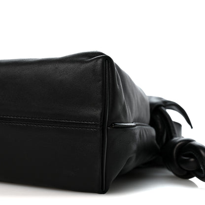 Loewe Calfskin Flamenco Knot Bag Black 9 of 12