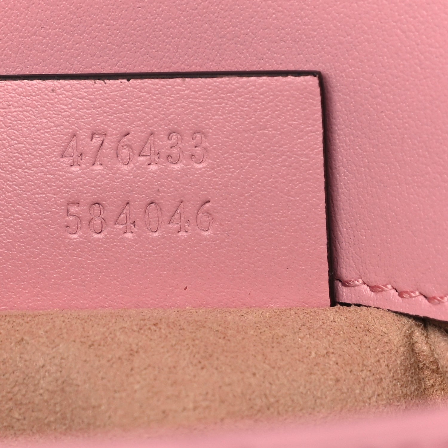 Gucci Calfskin Matelasse Super Mini GG Marmont Shoulder Bag Wild Rose 8 of 14