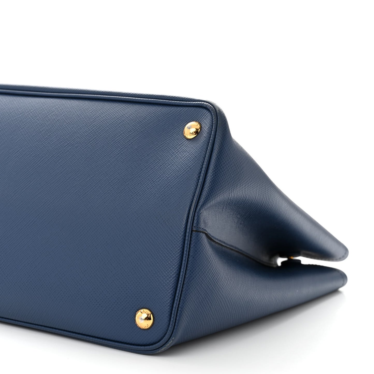 Saffiano Cuir Large Double Bag Bleuette
