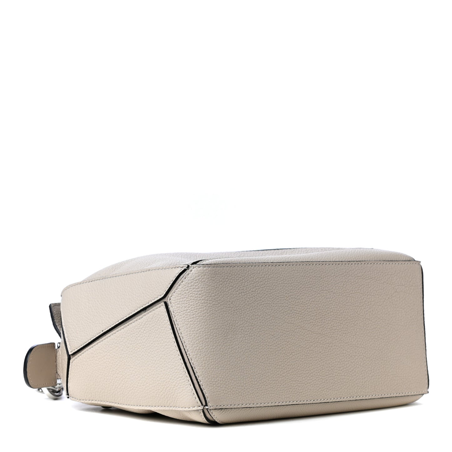 Calfskin Small Puzzle Bag Light Oat
