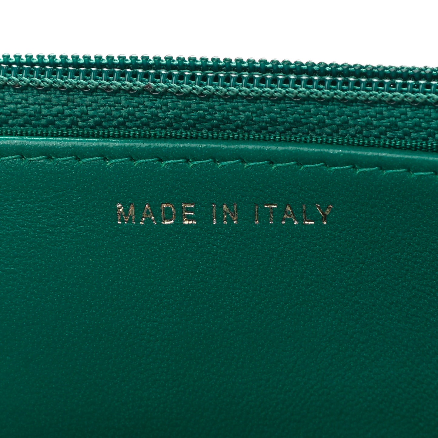 Lambskin Quilted Trendy CC Wallet On Chain WOC Green
