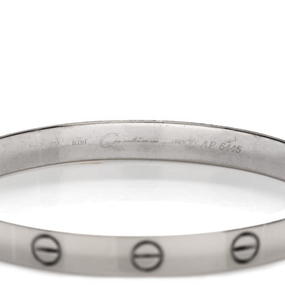 Cartier 18K White Gold LOVE Bracelet 16 3 of 3