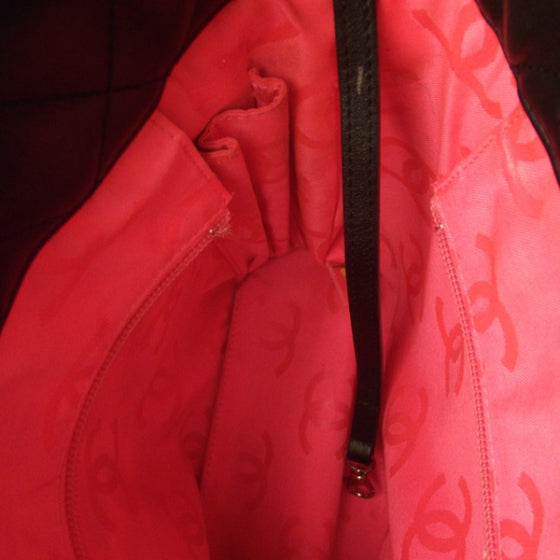 Chanel Calfskin Quilted Medium Cambon Tote Black White 6 of 12