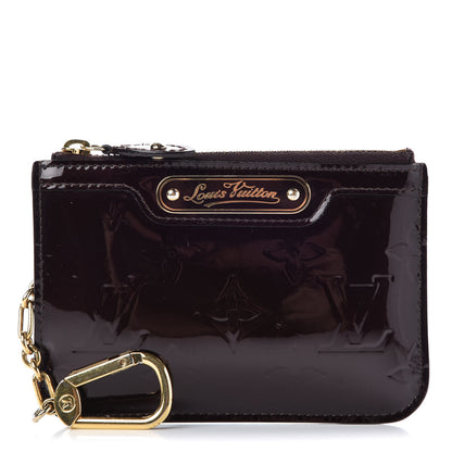 Louis Vuitton Vernis Key Pouch Amarante 1 of 8