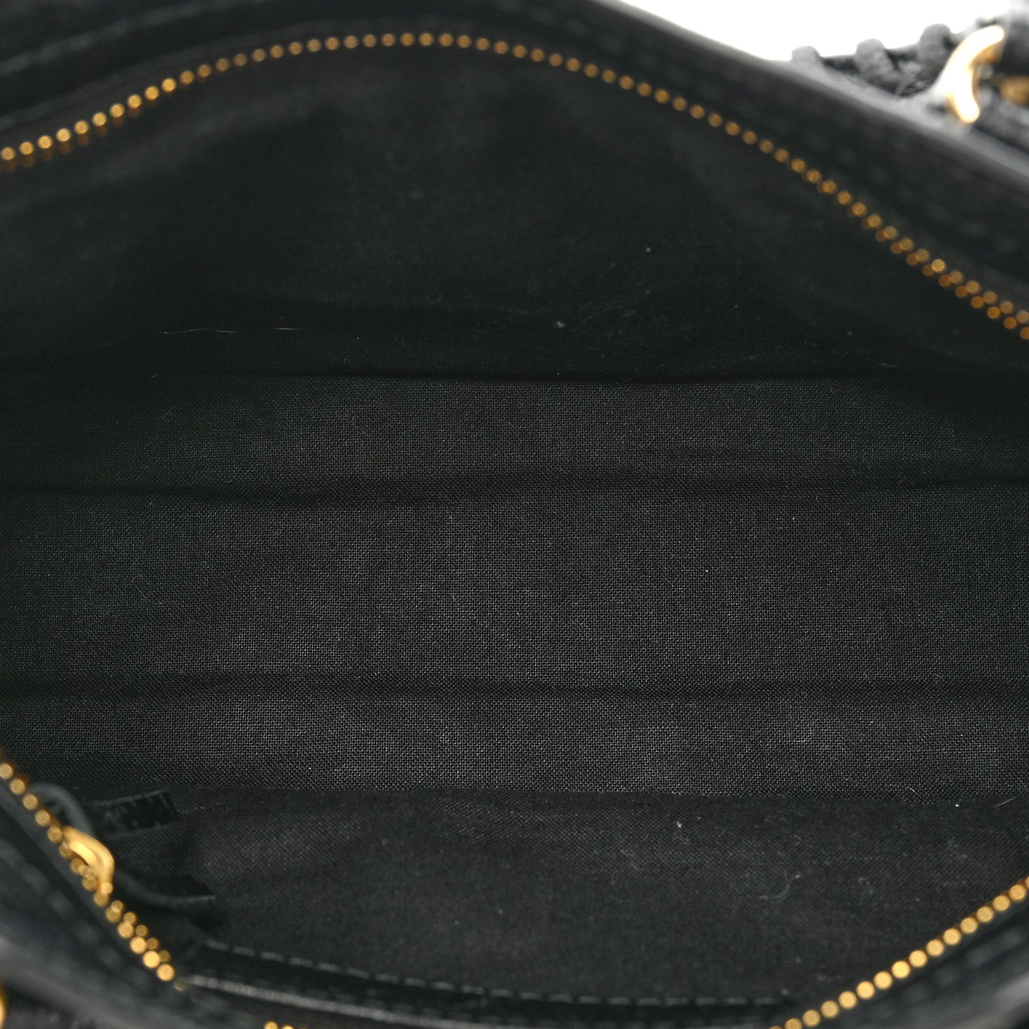 Agneau Classic Gold Hardware Mini City Black