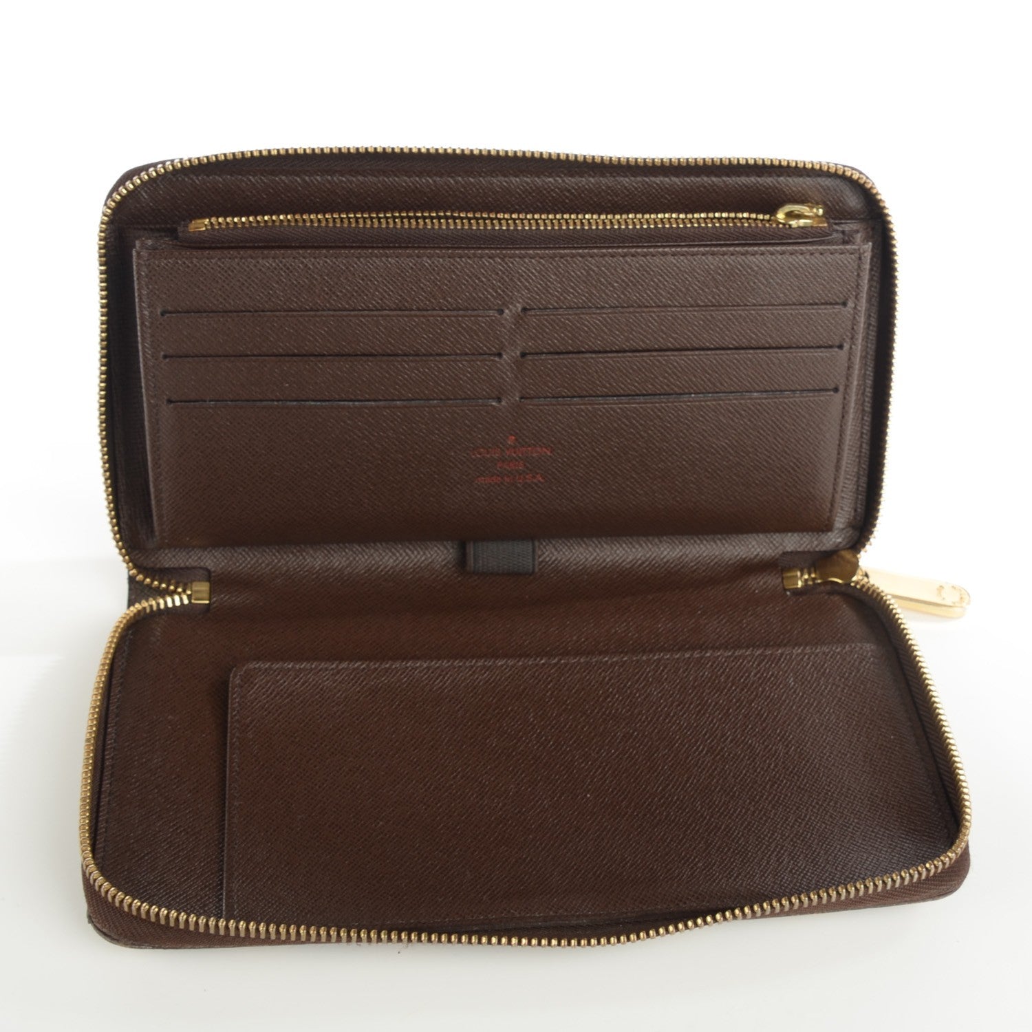 Louis Vuitton Damier Ebene Zippy Organizer Wallet 5 of 7