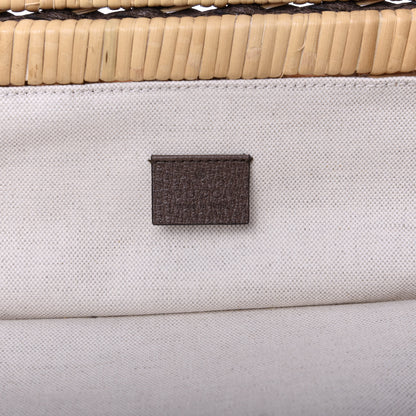 Gucci Wicker Web Suitcase 9 of 12