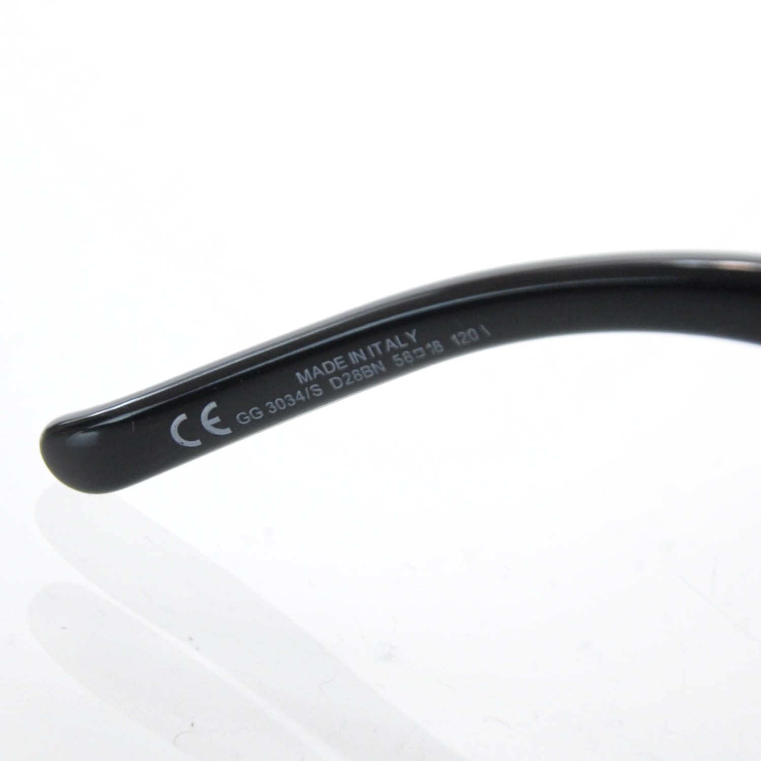 Gucci Bamboo GG Sunglasses 3034S Black 5 of 5