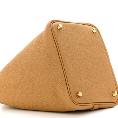Hermes Taurillon Clemence Picotin Lock 18 PM Biscuit 9 of 11