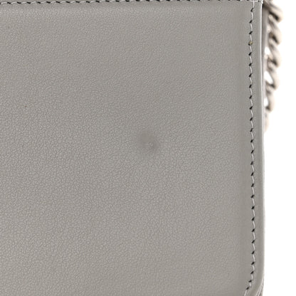 Chanel Caviar Quilted Boy Wallet On Chain WOC Grey 11 of 13