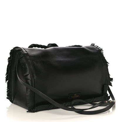 Valentino Garavani Calfskin The Rope Crossbody Bag Black 3 of 42