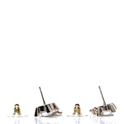 Chanel Crystal Pearl CC Drop Earrings Gold 3 of 5
