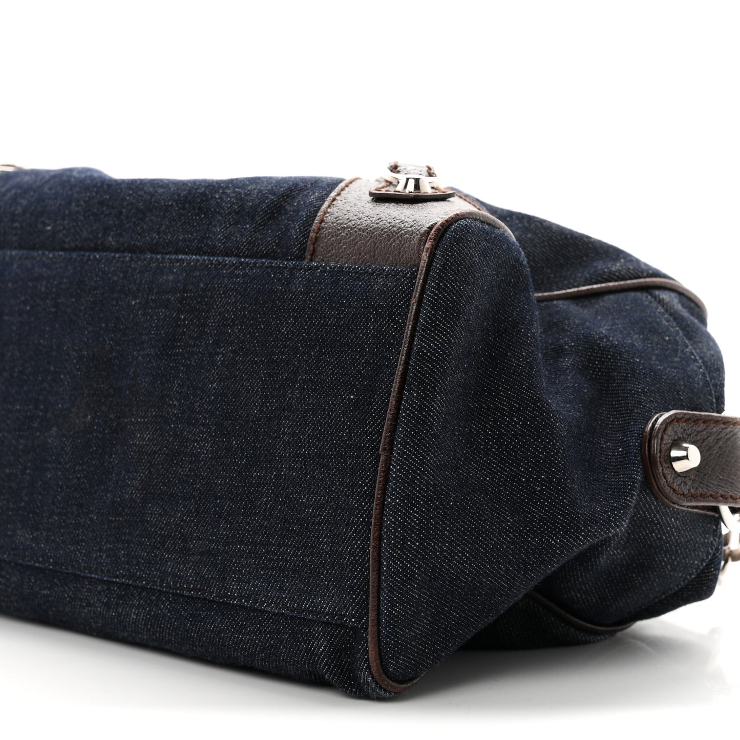 Denim Box Bag Chocolate