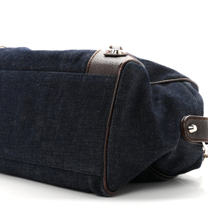 Balenciaga Denim Box Bag Chocolate 11 of 12