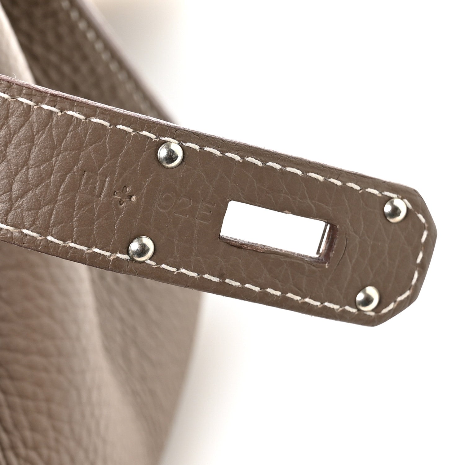 Hermes Taurillon Clemence Jypsiere 28 Etoupe 7 of 10