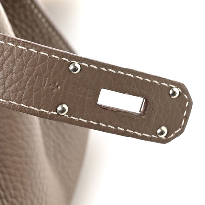 Hermes Taurillon Clemence Jypsiere 28 Etoupe 7 of 10