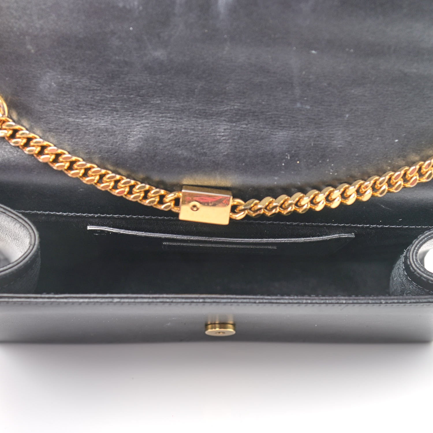 Saint Laurent Smooth Calfskin Medium Classic Monogram Kate Tassel Satchel Black 5 of 10