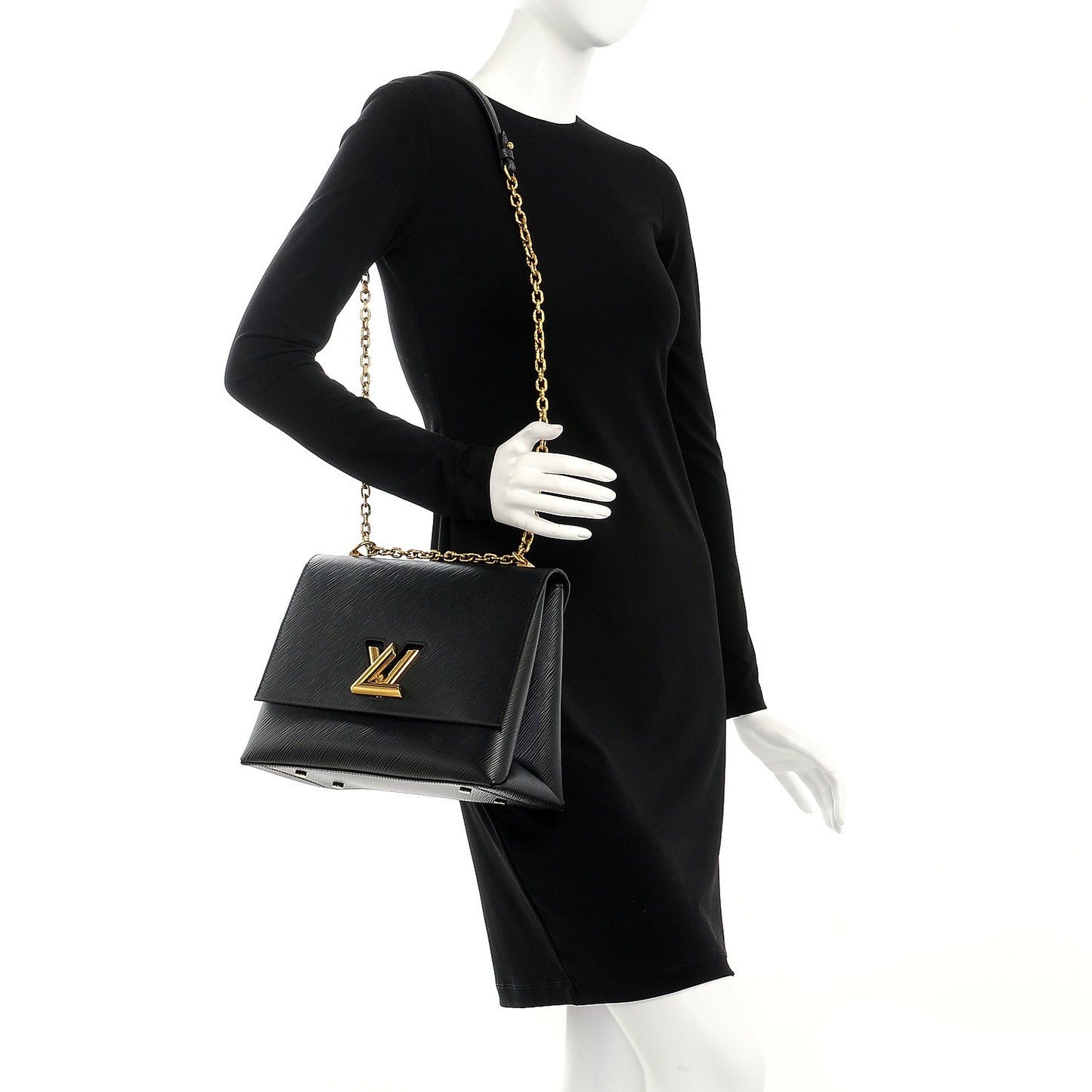 Epi Twist Shoulder Bag GM Black