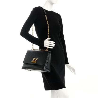 Louis Vuitton Epi Twist Shoulder Bag GM Black 2 of 7