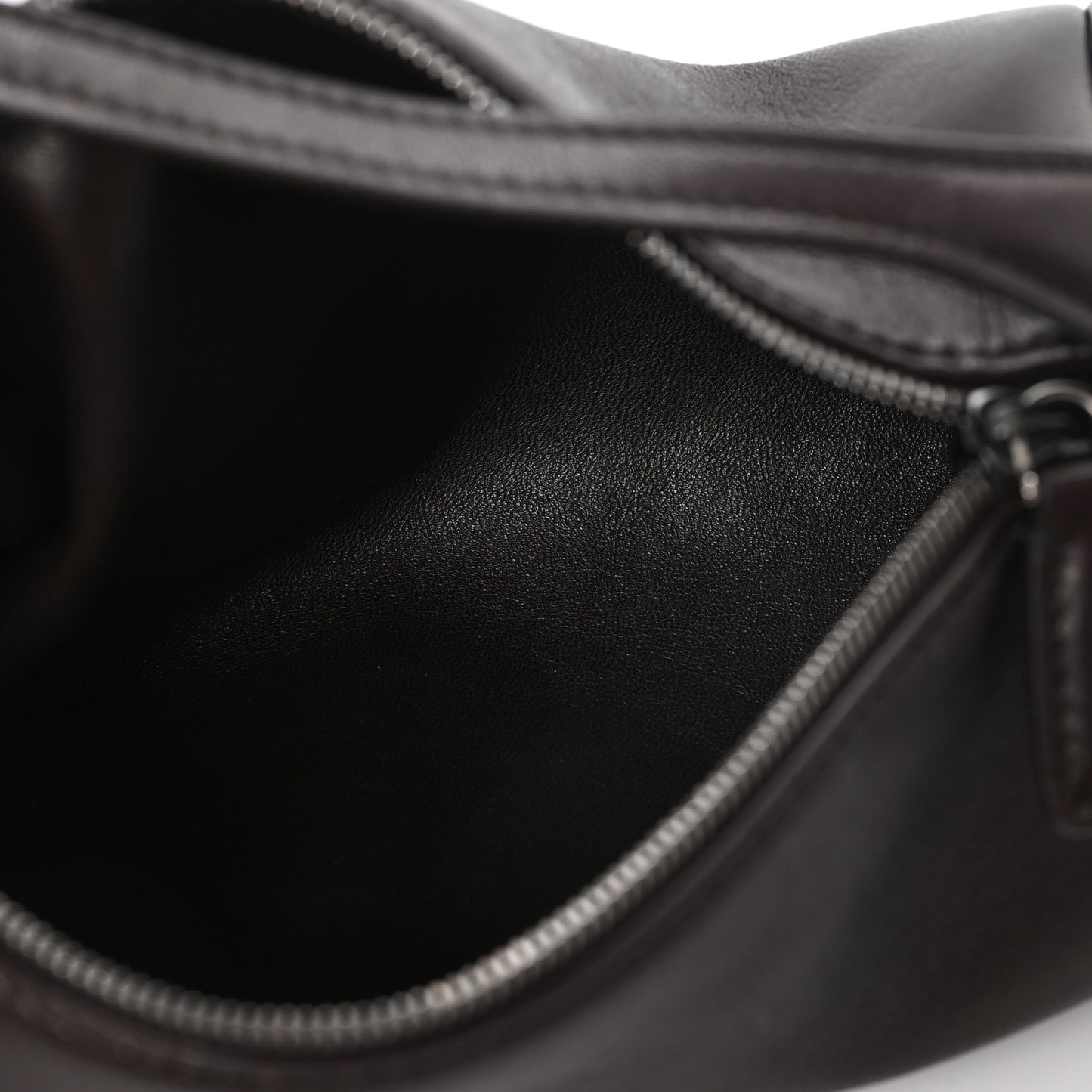 Nappa Round 90's Bag Dark Aniline
