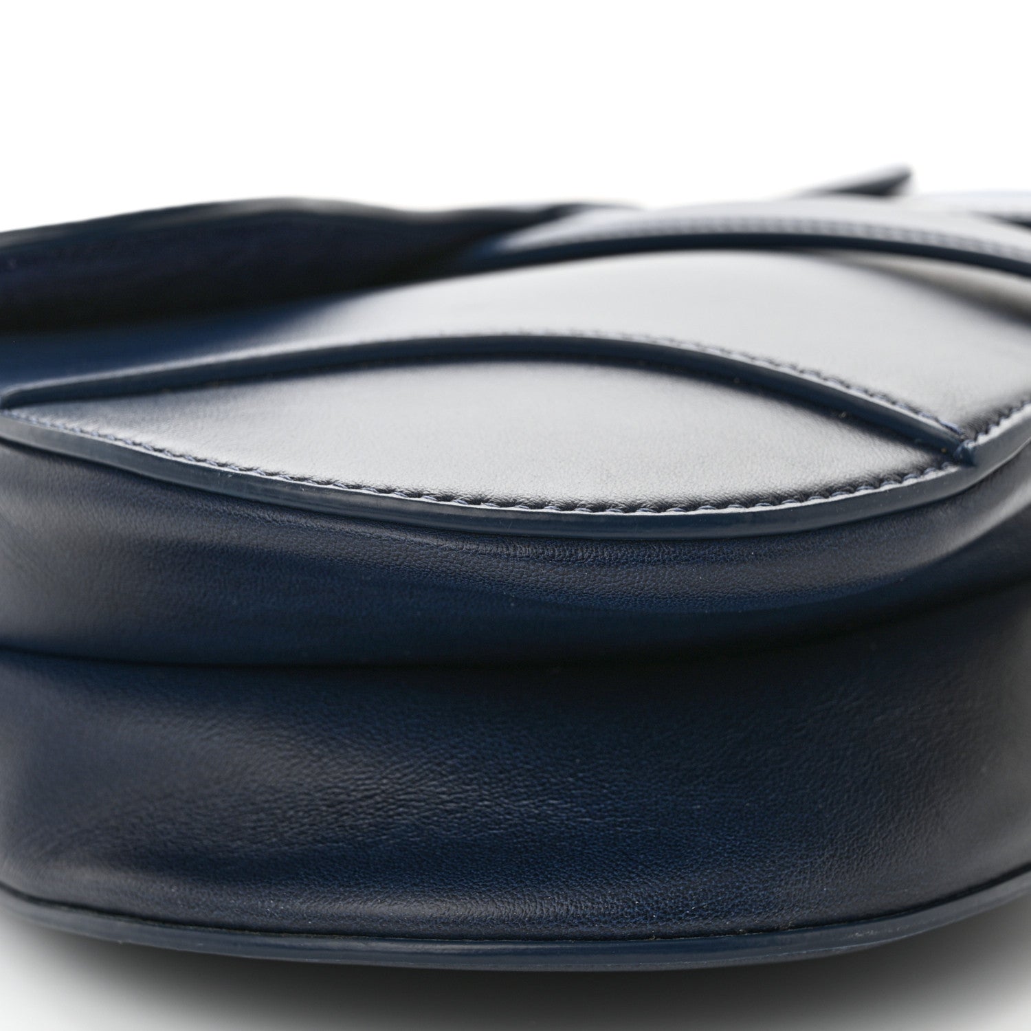 Christian Dior Calfskin Gradient Saddle Bag Indigo Blue 9 of 10