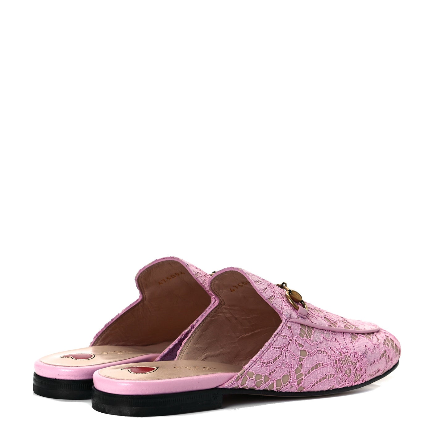 Lace Malaga Kid Womens Princetown Slippers 37 Sugar Pink Skin Rose