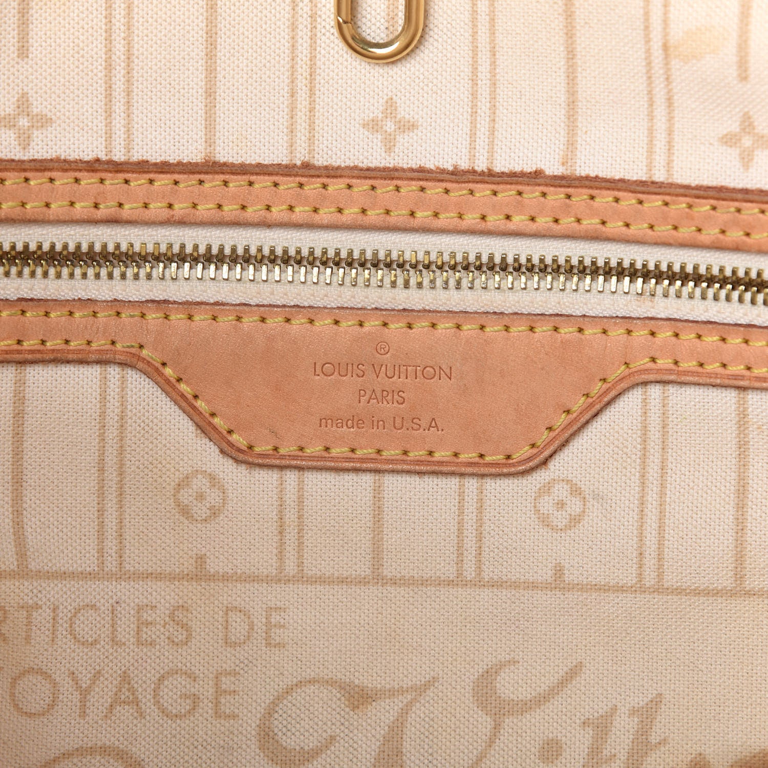 Louis Vuitton Damier Azur Neverfull MM 6 of 26