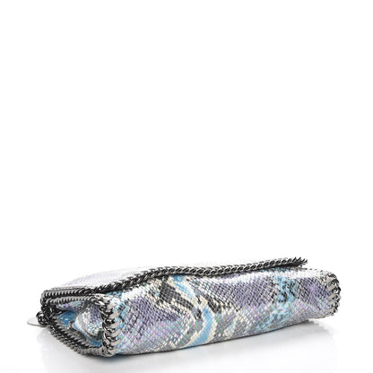 Stella McCartney Python Oleografic Falabella Clutch Navy 4 of 7