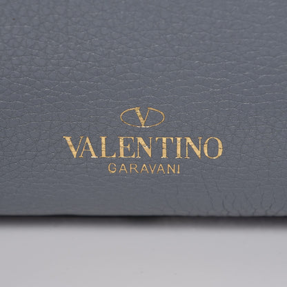 Valentino Garavani Grained Calfskin Medium My Rockstud Frame Bag Grey 10 of 14