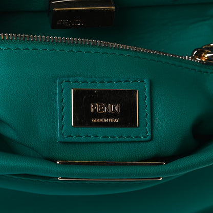 Fendi Nappa Mini Peekaboo Iconic Satchel Lago 5 of 9