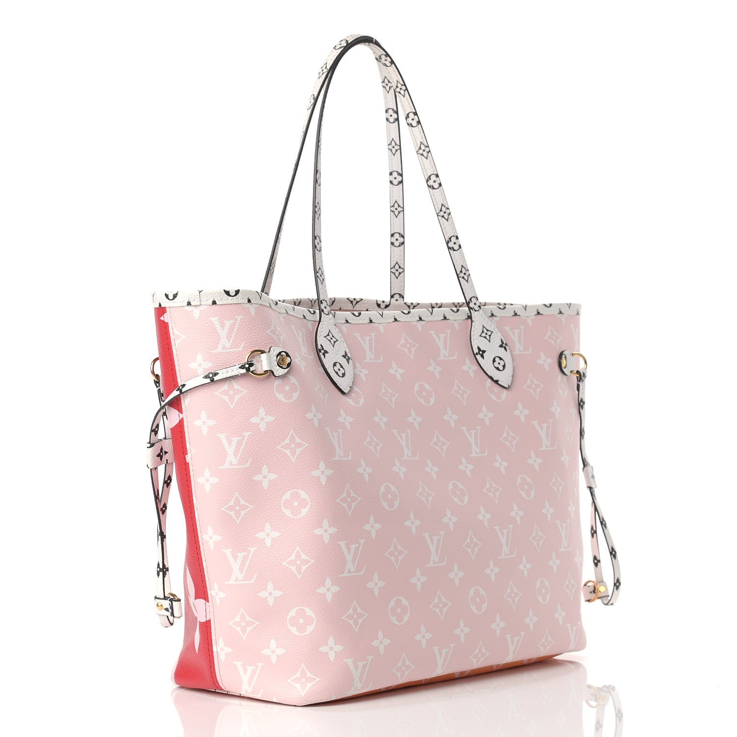 Louis Vuitton Monogram Giant Neverfull MM Rouge 3 of 13