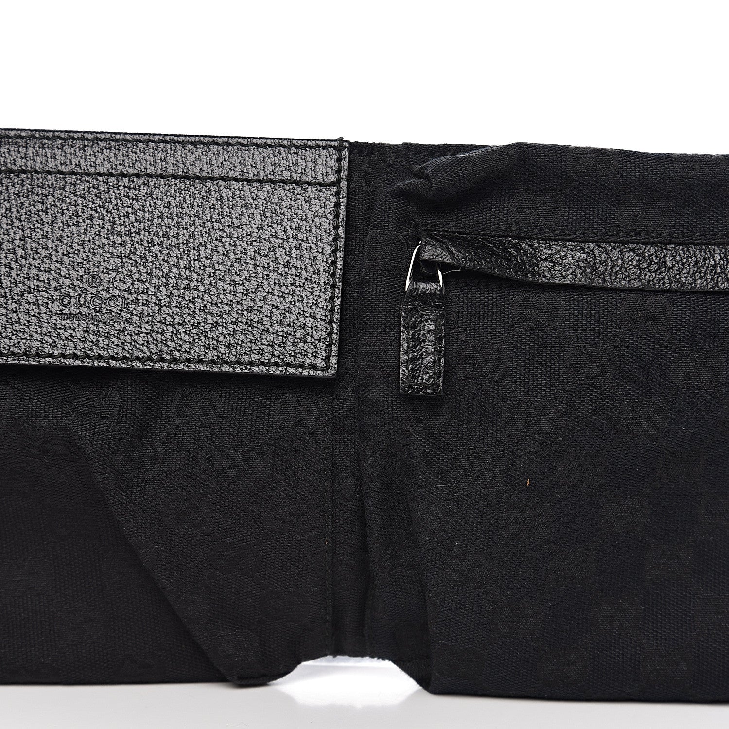 Gucci GG Monogram Double Pocket Belt Bag Black 9 of 9