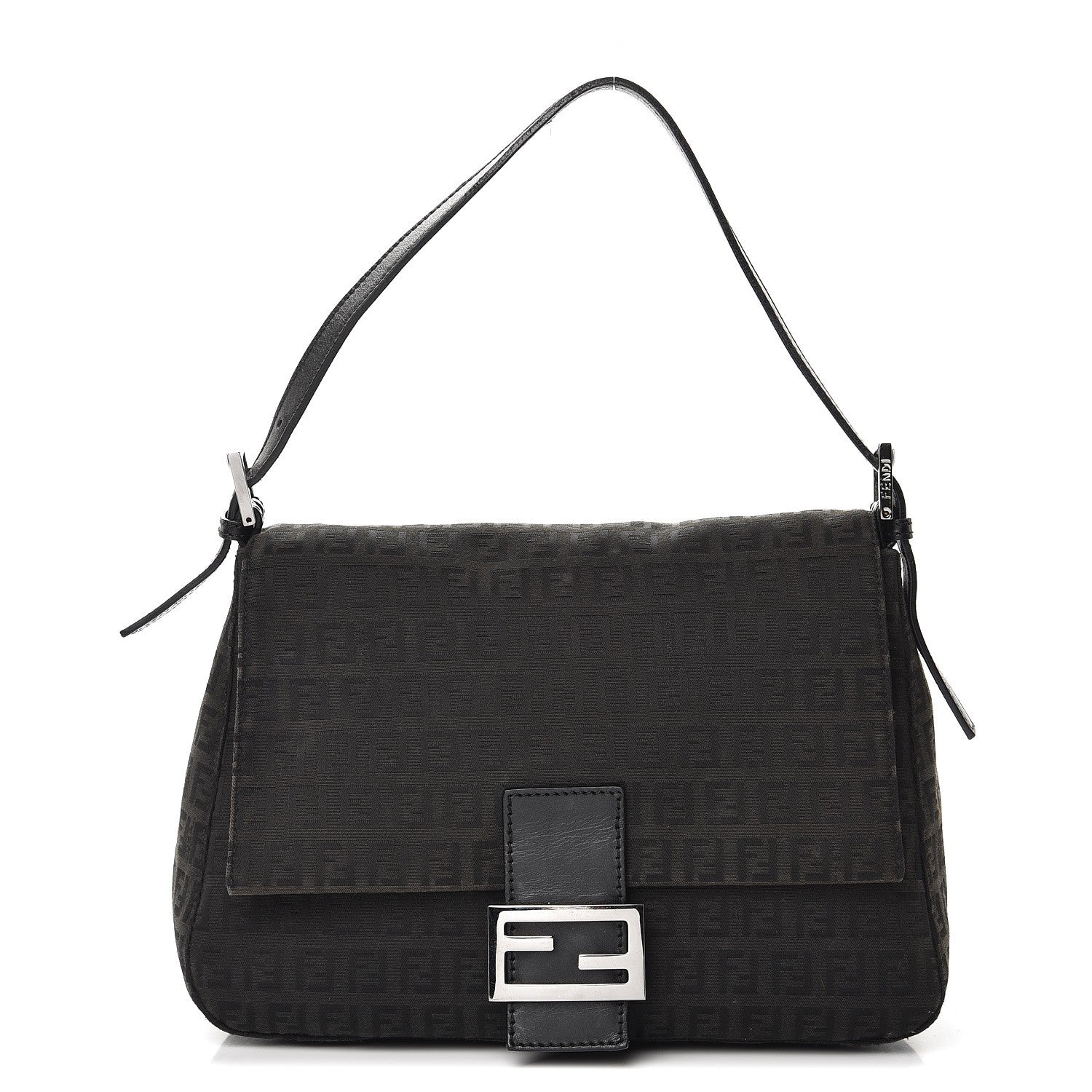 Fendi Zucchino Forever Mama Baguette Black 1 of 14
